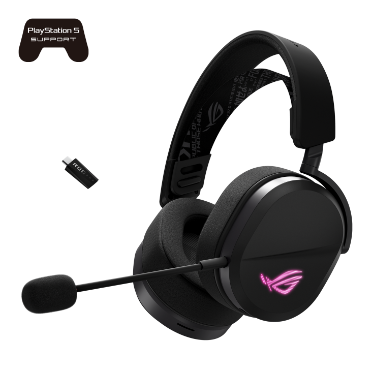 ROG Pelta -Tri-mode RGB gaming headset : Black