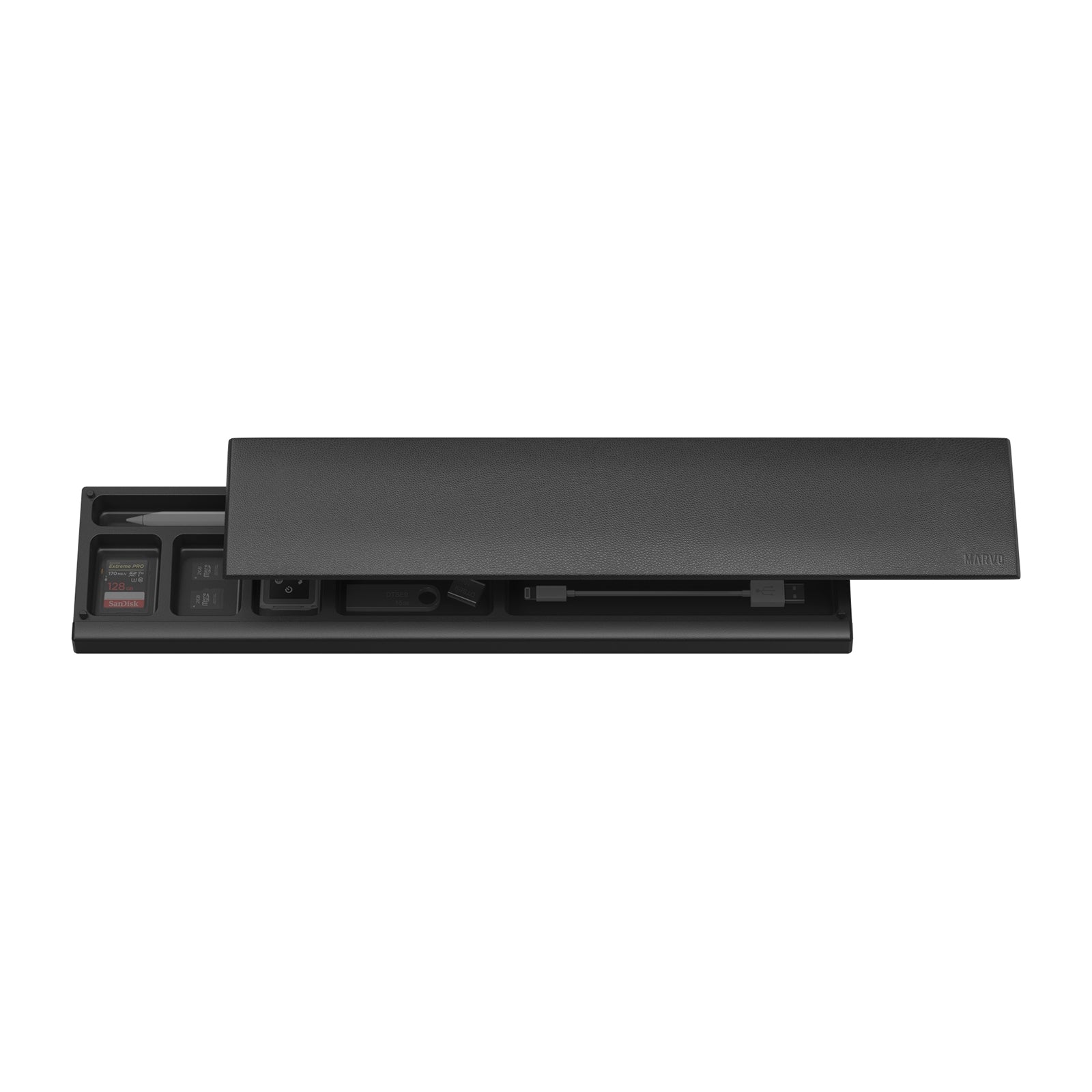 Marvo Crest 60 Keyboard Wrist Rest Black
