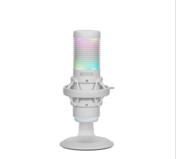 Blast 60 White Streaming Microphone