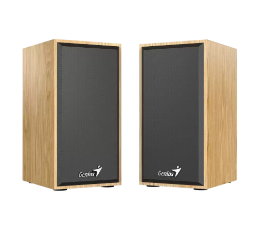 Genius USB-powered Wooden Stereo Speakers